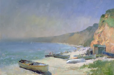 Plage scintillante, Budleigh Salterton